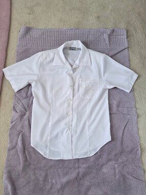 Separate Scene White Button Down Blouse